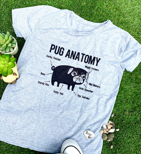 Pug Anatomy be Puggled T's