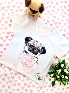Pugs & Kisses Girls T-shirt